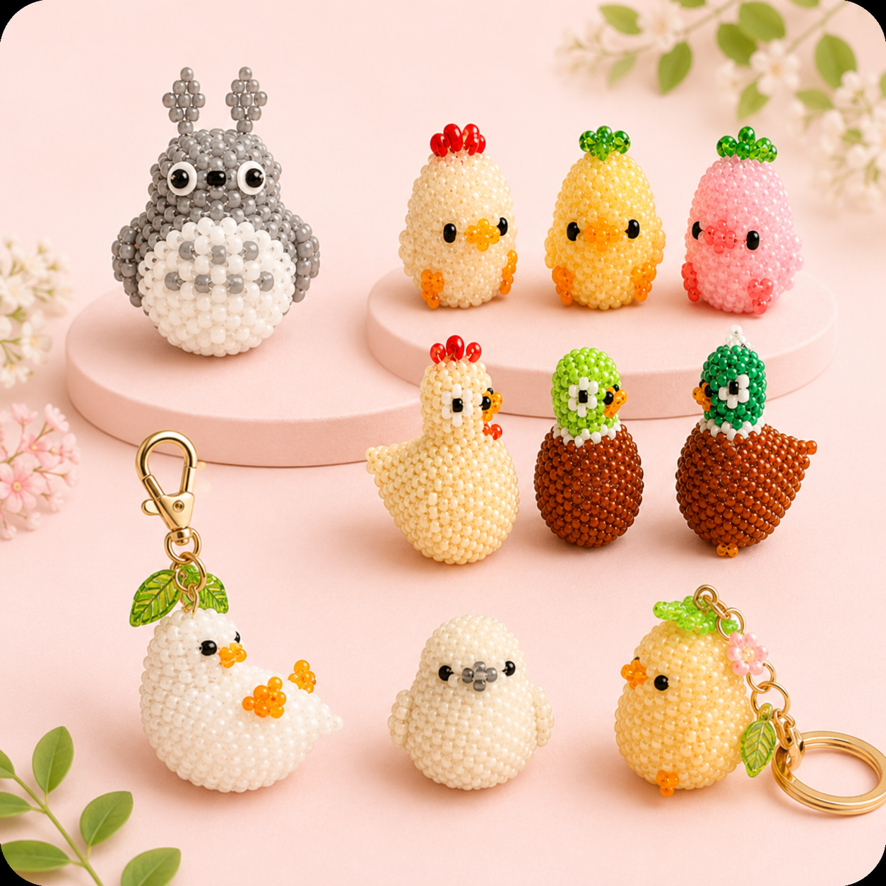 Cute Birds & Friends Beading Pattern Bundle