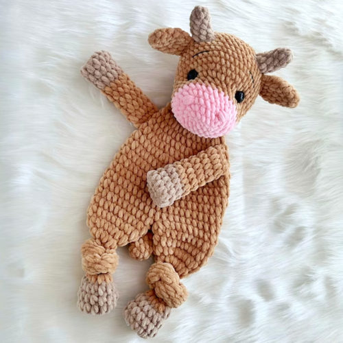 Crochet Snuggler Highland Cow Pattern